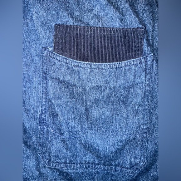Route 66 Vintage 90s Workwear Denim Chore Coat Prison Jean Jacket Unlined Medium - Picture 8 of 10